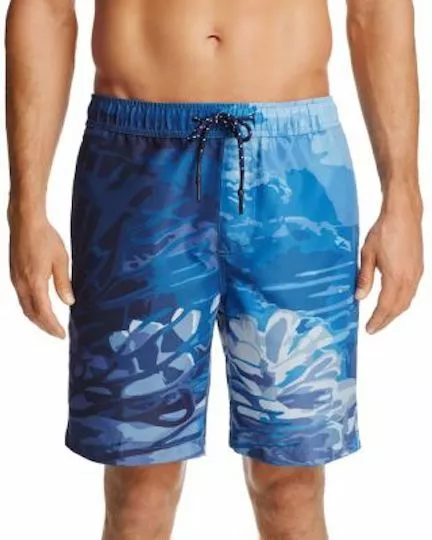 Surfside Supply Deep Water Coral Reef Volley Swim Trunks