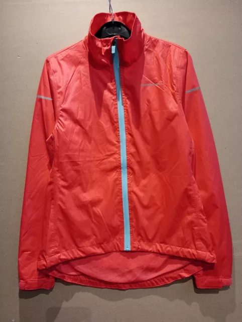 Muddy Fox Cycling Jacket Ladies Size 10 Coral Hi Vis Bicycle Bike Cycle Safety