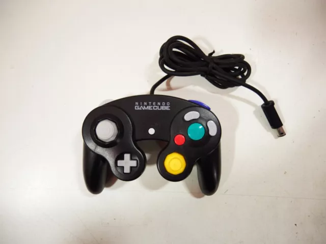 Manette officielle official controller pad Nintendo Gamecube noir black GC