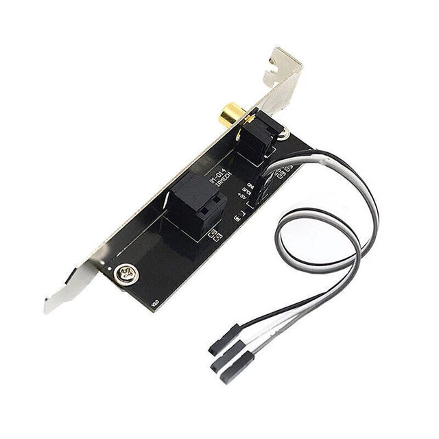 SPDIF RCA OUT Plate Cable Bracket Kit Digital Audio Output for ASUS Gigabyte MSI
