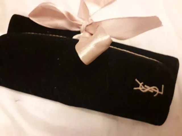 Rare Yves saint Laurent YSL Brush Roll only - Put Powder, Blusher, Lip Brush In!