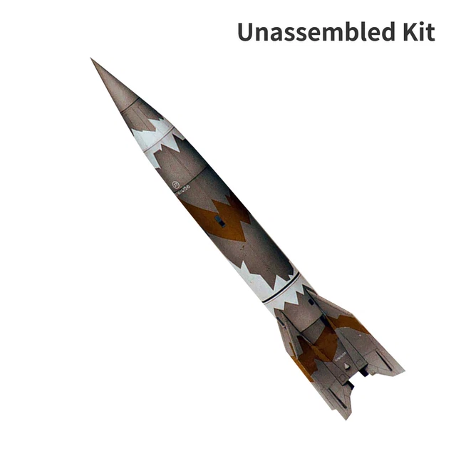 1:24 GERMAN V1/V2 Missiles 3D Paper Model Rockets Paper Model ...
