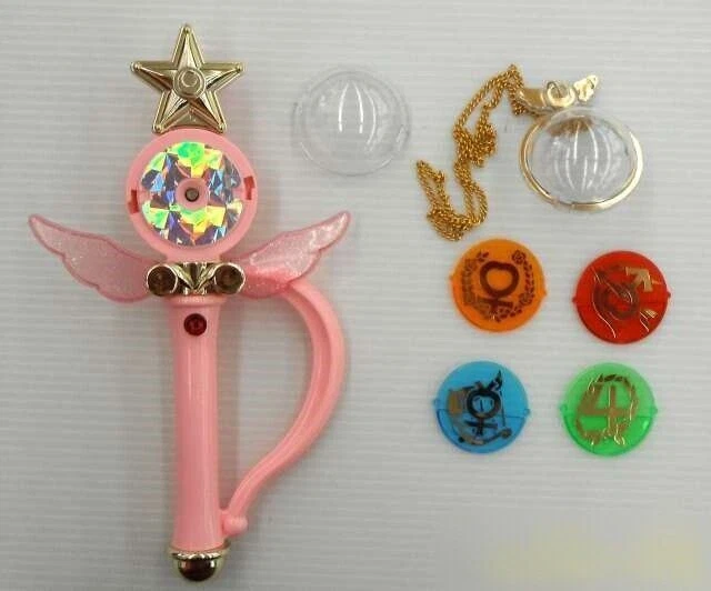 Bandai Sailor Moon SuperS Crystal Change Rod from Japan 1995 Vintage Toy Rare