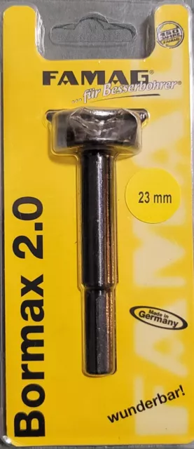 Bormax 2,0 Ws Rasanter Forstner punta trapano legno Famag Ø = 23 mm lega Ws