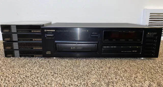 Pioneer PD-Z85M Compact Disc 6 CD Player Multi Changer W/ 4 Magazine Cartridges