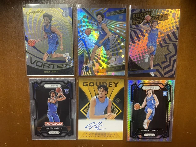 DERECK LIVELY II 2023-24 Panini Prizm Basketball #163 Rookie RC 