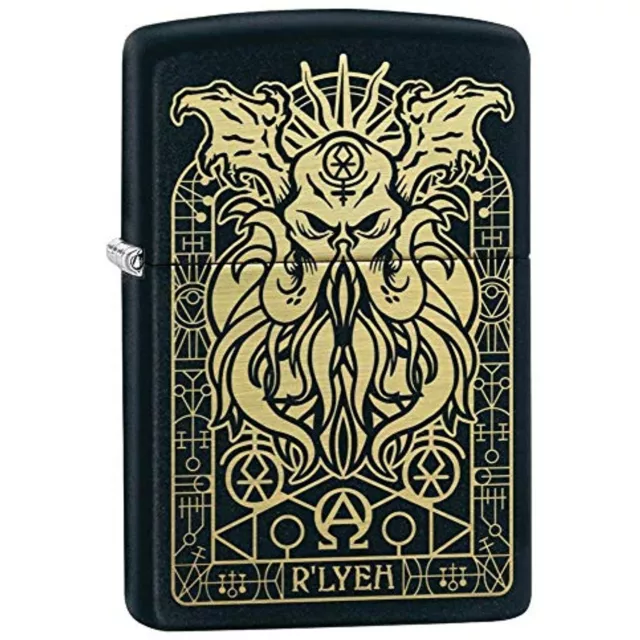 Zippo 29965 Monster Design Black Matte Pocket Lighter