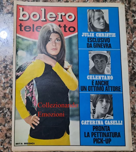 Bolero Teletutto n1114 del 1968-Mita Medici-Celentano-Caterina Caselli-Christie