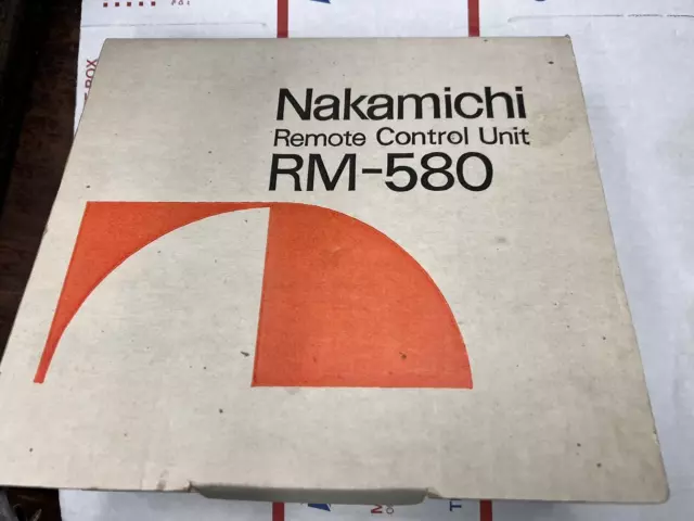 Rare Nakamichi Zx Cassette Deck Rm-580R & Rm-580T Remote Control New Open Box