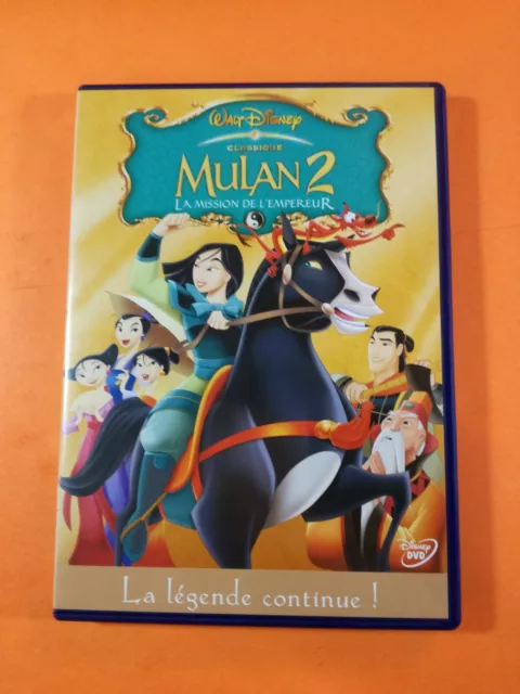 DVD MULAN 2 la mission de l'empereur -Animé Walt Disney N° 77 TTBE VF Yooplay F3