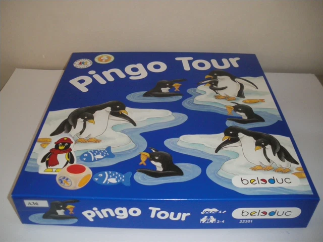 Jeu Les Pingouins Glisseurs MB Vintage 1996 - Gare Aux Glissades !