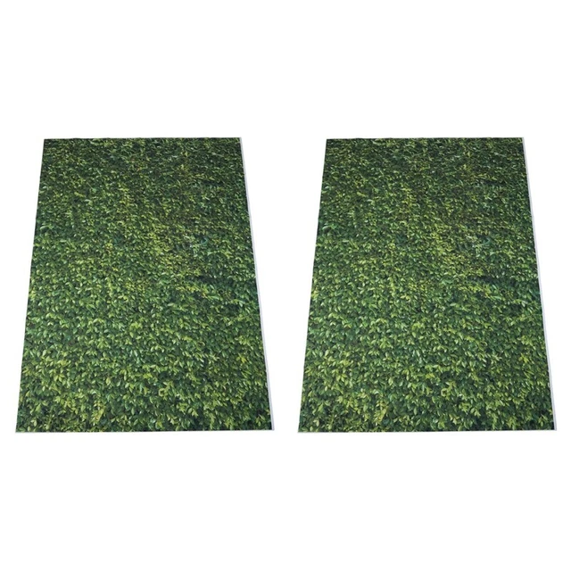 2Stck 5X7Ft (150X210cm) Gruenes Gras Kulissen Fotografie Hochzeit OderS8C3