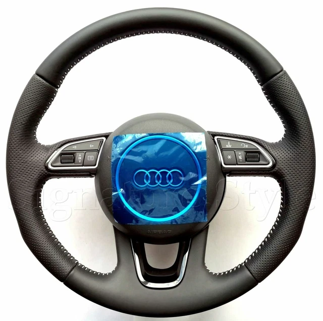 SJPJDGFC Lenkrad Abdeckung Für Audi A3/S3/RS3/Q3 2014-2023 - Anti Rutsch, Atmungsaktiv