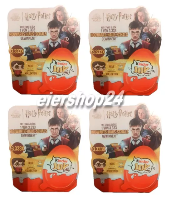 NEU! 4X 4ER Pack HARRY POTTER 2024 Quidditch Edition 16 Kinder Joys