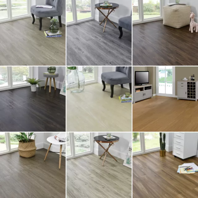 NEU.HOLZ® ca. 1m² Vinyl Laminat Selbstklebend Struktur Matt Dielen Planken Boden