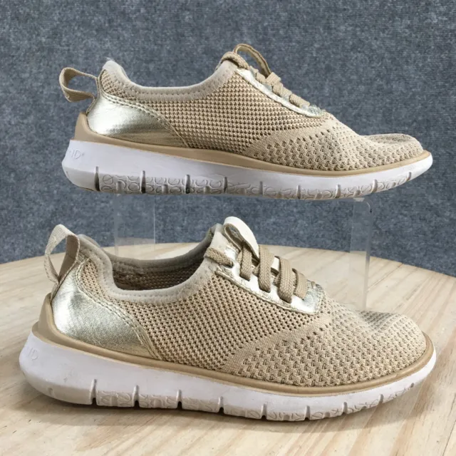 Cole Haan Shoes Womens 5 Generation Zero Grand Stitchlite Sneakers Beige Fabric