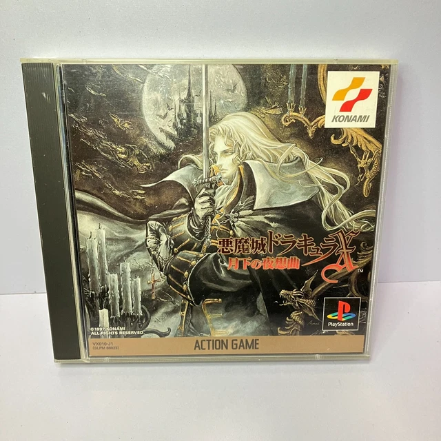 CASTLEVANIA SYMPHONY OF the Night Japan PlayStation Sony PS1 KONAMI