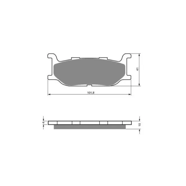 Plaquettes de frein avant Yamaha XV 535 Virago 1995 - 2003