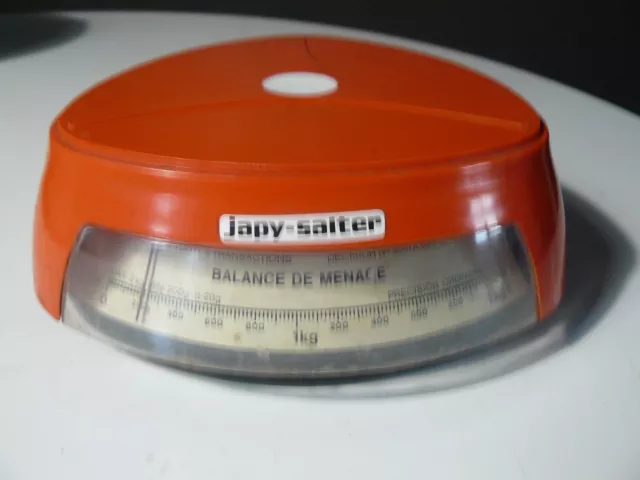 Balance De Cuisine Modele Japy Salter Orange Vintage Annee 70 2 Kg