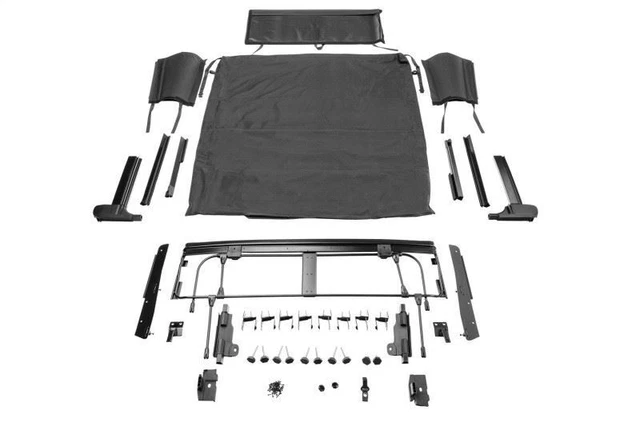 Rugged Ridge 20-22 Jeep Gladiator JT Voyager Fastback Soft Top - Black Diamond 1