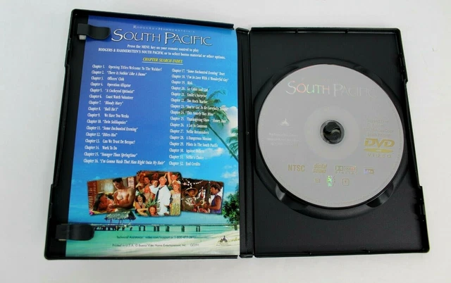 SOUTH PACIFIC DVD Glenn Close Harry Connick Jr Rogers & Hammerstein's ...