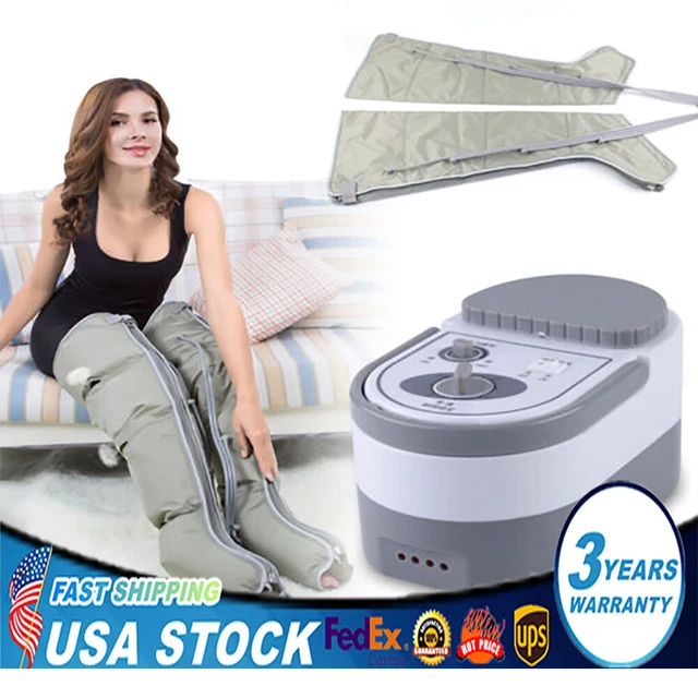 LEG COMPRESSION BOOT Lymphedema Therapy Air Pump Leg Massager