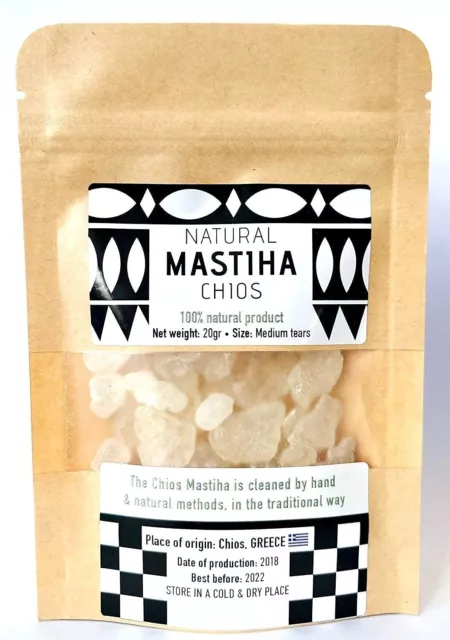 Chios Mastiha Tears Gum Greek 100% Natural Mastic Packs From Mastic Growers