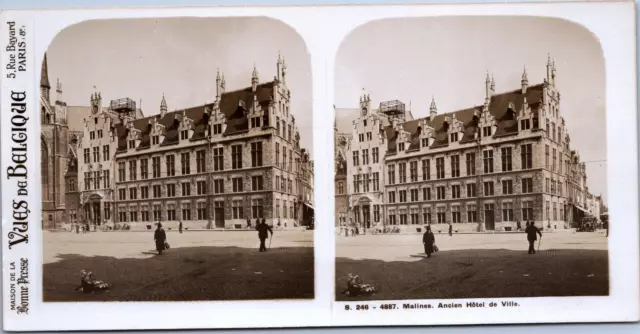 Belgique, Malines (Mechelen), Ancien Hôtel de Ville, Vintage print, ca.1910, Sté