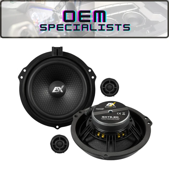 FORD TRANSIT CUSTOM speaker upgrade ESX QXT6.2C Plug and play speaker