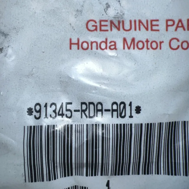 BRAND NEW OEM Honda Power Steering Pump RED O-Ring Seal Gasket RDA