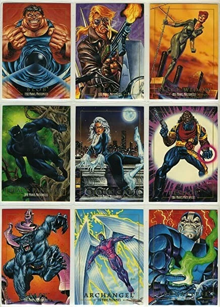 1992 Skybox Marvel Masterpieces Cards Singles U-Pick