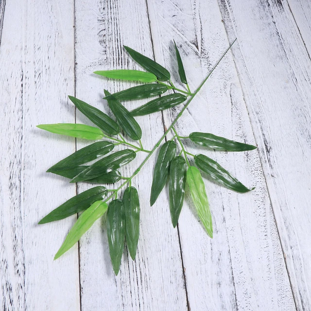 100 PCS ARTIFICIAL Jungle Plant Faux Fern Fake Tree Fake Plant Leaves £