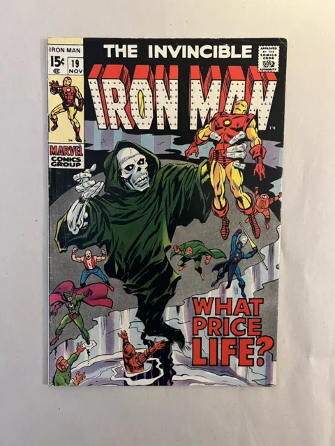 Marvel Comics group #19 The Invincible Iron Man What Price Life (B2)