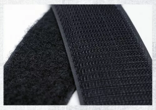 Velcro® Brand 2 Inch Wide Black Hook and Loop Set - SEW-ON TYPE - 4 FEET