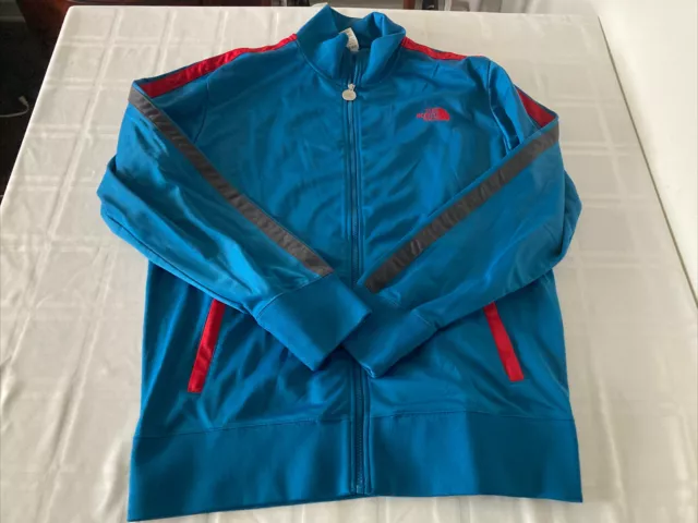 THE NORTH FACE Fleece Lined Mens Sz XL Athletic Track Jacket TS2 $33.99 ...