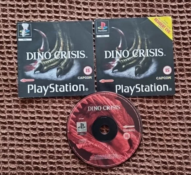 Dino Crisis PlayStation, PS1 PAL - leggere