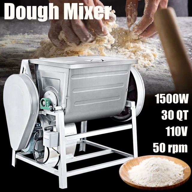 30QT Commercial Electric Dough Stand Mixer Dough Mixing Machine Heavy Duty USA