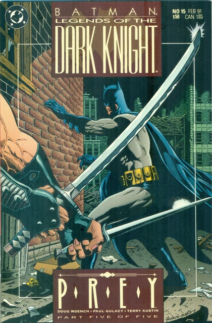 Batman Legends Of The Dark Knight #15 By Moench Gulacy Catwoman Strange NMM 1991