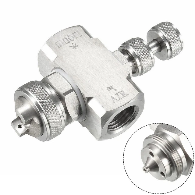 1/4BSPT Air Atomizing Nozzle 80 Degree Air Atomizing Nozzle For Space Dust