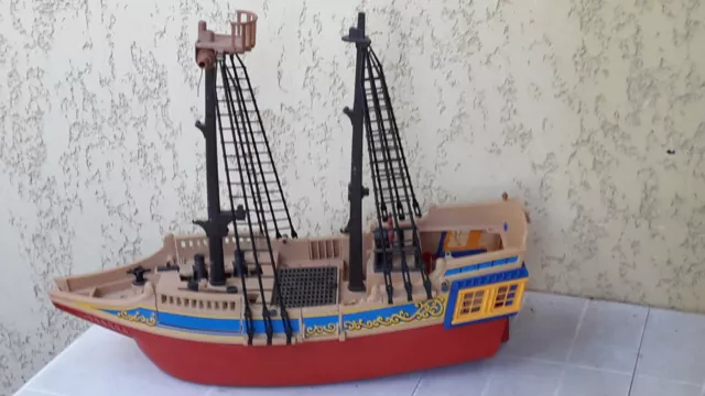 playmobil le bateau des pirates  - ref 4290 à finir de compléter