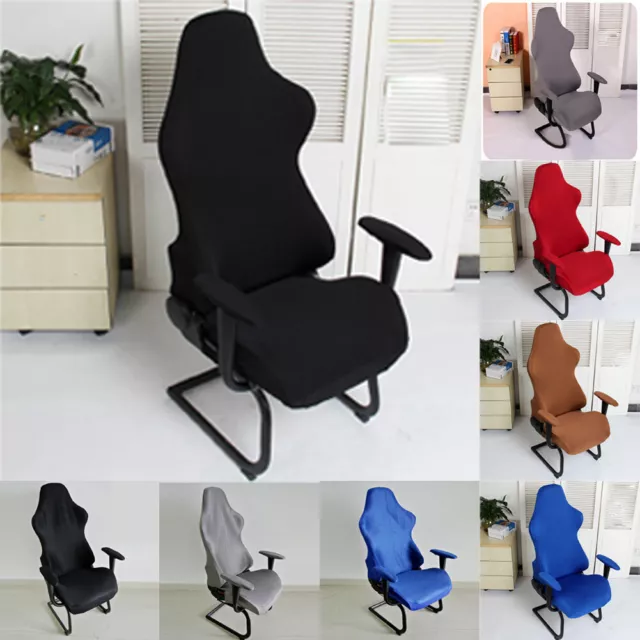 Computer Seats Office Spandex Chair Covers Washable Reusable Soft Armchairs Home