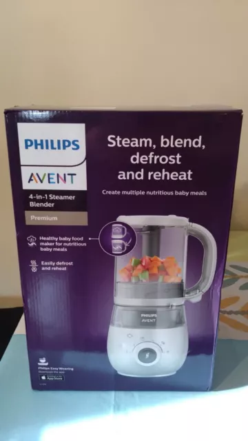 Philips Avent 4-in-1 Baby Food Processor - Healthy Baby Food Maker and Blender