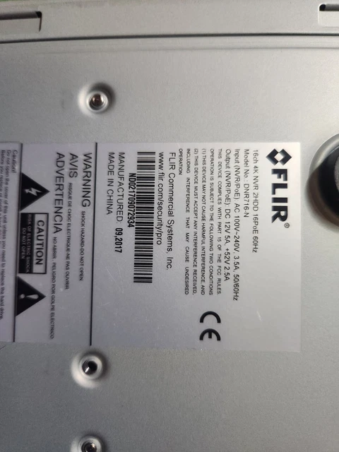 FLIR Digimerge DNR716 Series 16 CH 4K HD Security Network Video Recorder 2TB HDD FLIR Digimerge DNR716 Series 16 CH 4K HD Security Network Video Recorder 2TB HDD