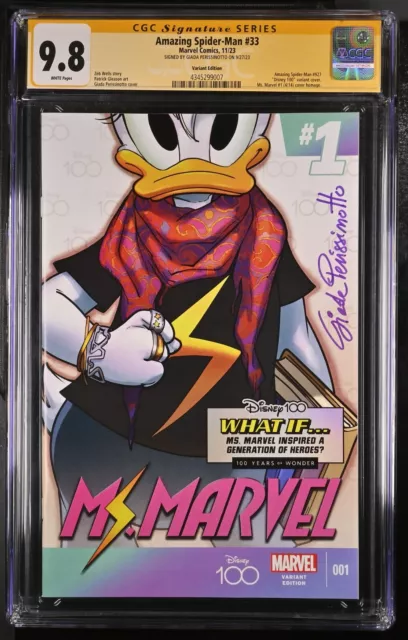 Amazing #33 2023 Perissonotto Disney Housse Signature Gradato Cgc 9.8