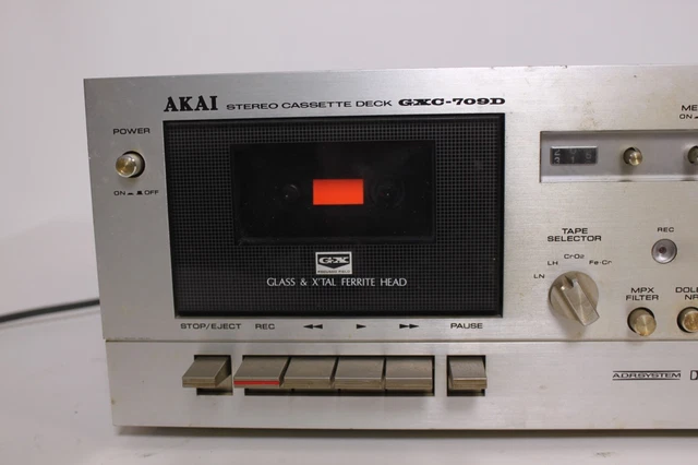 Platine Cassette Vintage Akai GXC-704D - Révisée Made in JP (Gebraucht
