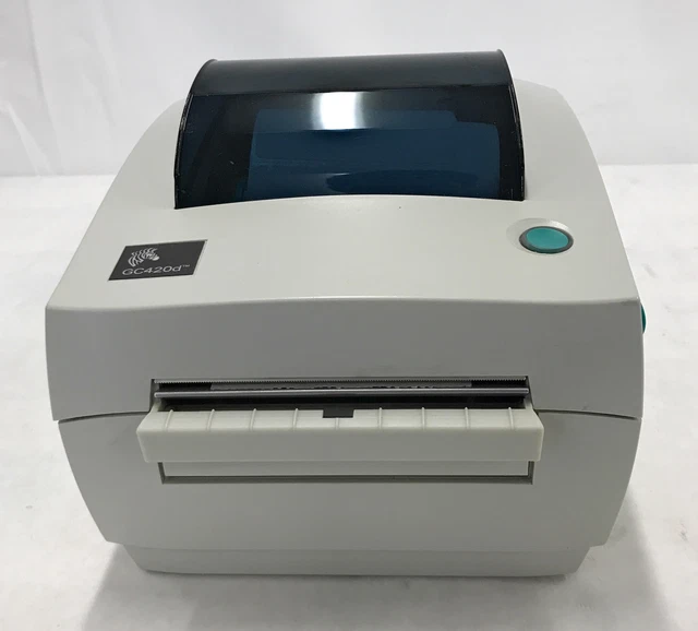 ZEBRA GC420D DIRECT Thermal Desktop Printer w/ USB Cable NO Power ...