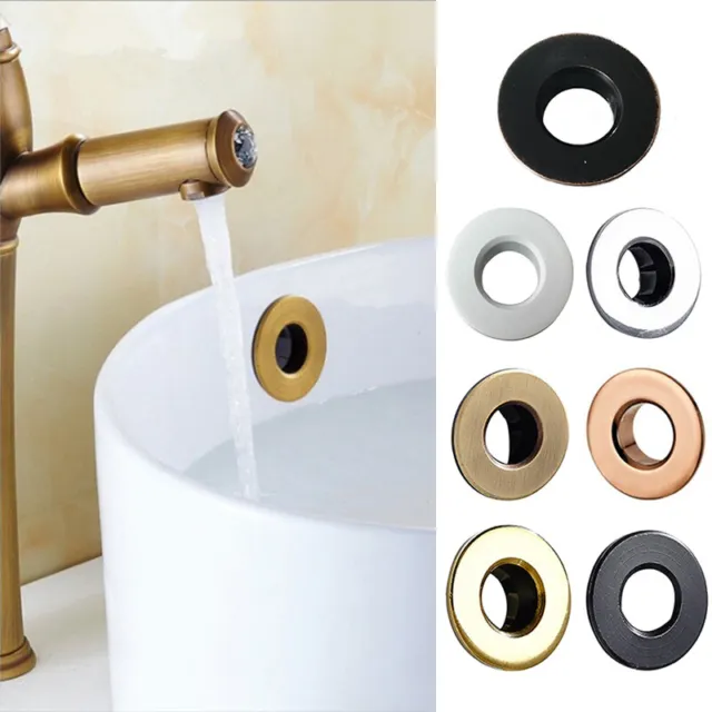 Accesorio fregadero de lavabo anillo de desbordamiento orificio decoración suministros de cocina