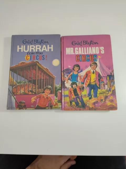 Vintage Enid Blyton  Circus Books ×2