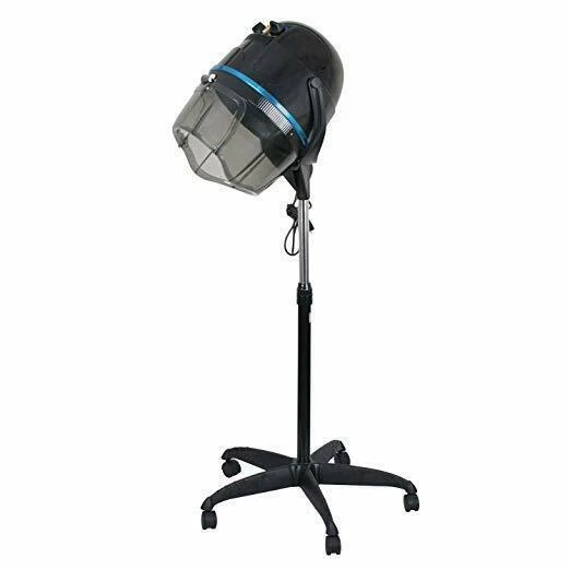 Professional Adjustable Hair Dryer Timer Swivel Hood Caster Salon with Wheels