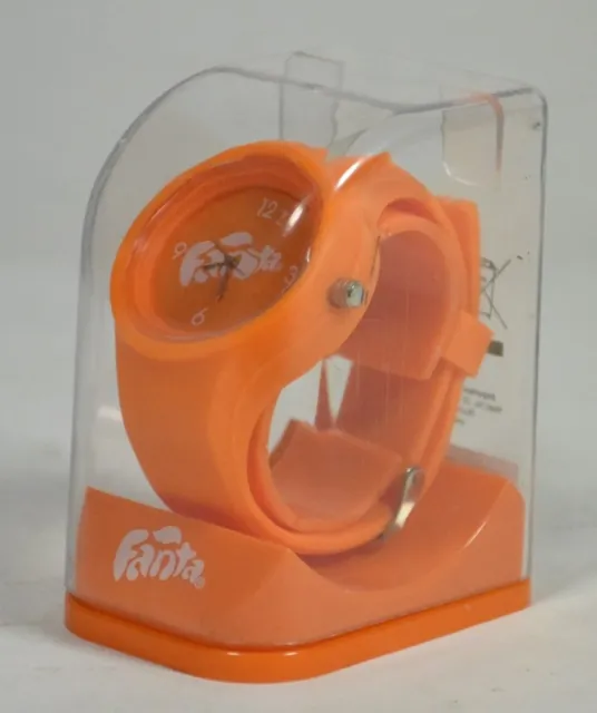 Orologio polso Fanta box gadget originale pubblicità watch coca cola swatch-0H2 2